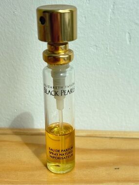 Elizabeth Taylor Black Pearls Perfume Mini Spray Vintage